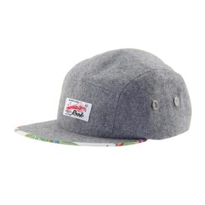 China Personalized Wool Blend 5 Panel Camp Caps Adult Size Unconstructed wholesale