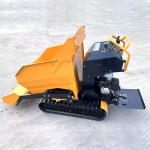 Single cylinder Rubber Track Mini Crawler Dumper 300kg 500kg 1000kg