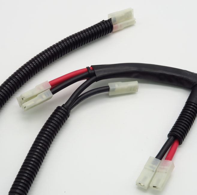 OEM Cable Wire Harness Corrugated Split Loom Tubing For Industrial