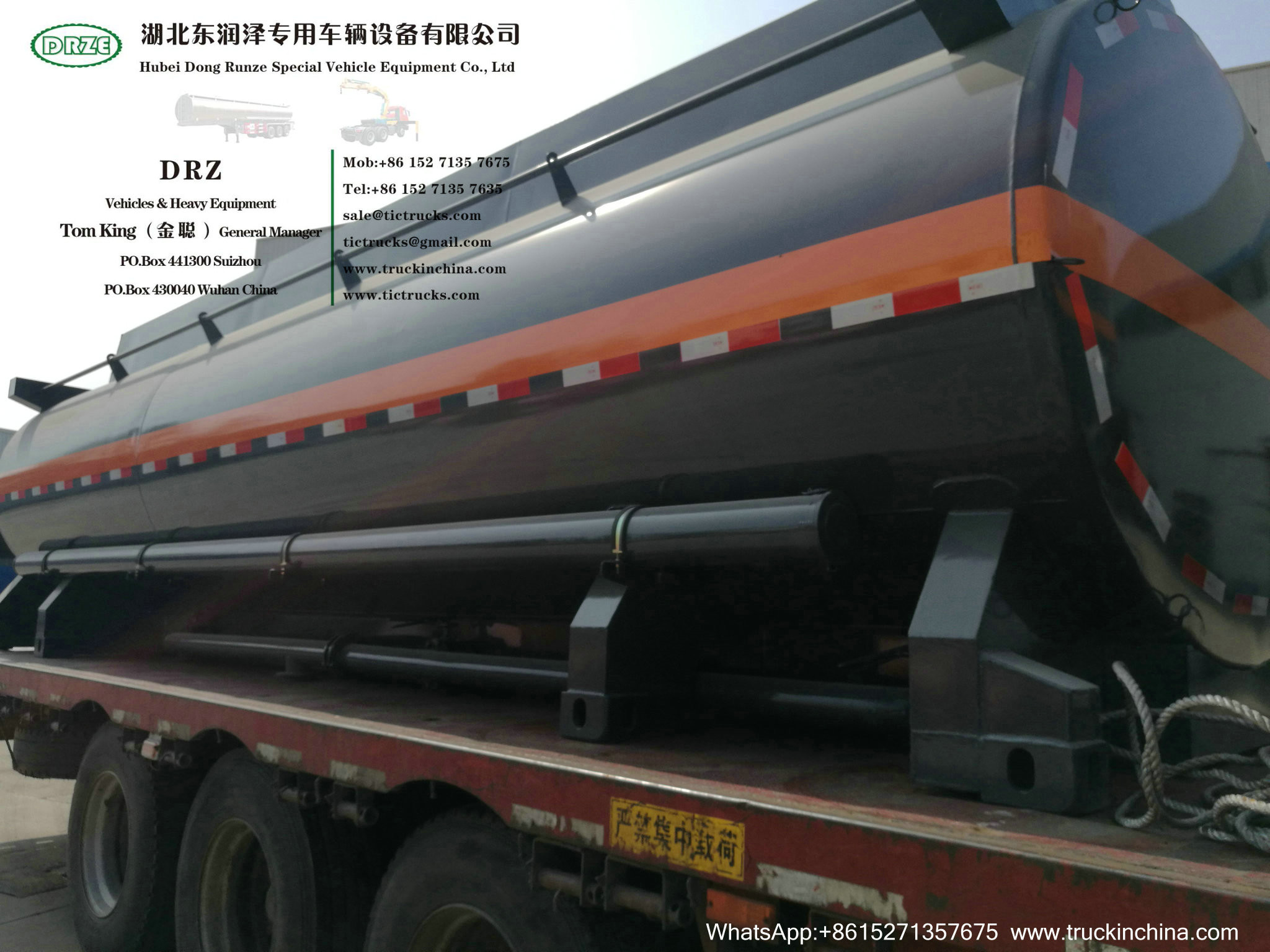 Chemical Acid Tank Body Chemical Liquid Tanker Body with Container Locks Trailer Road Transport WhsApp:+8615271357675