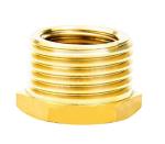 B124 Hex Bushing 1/2" Female NPT × 3/4" Male NPT Brass Tube Fitting