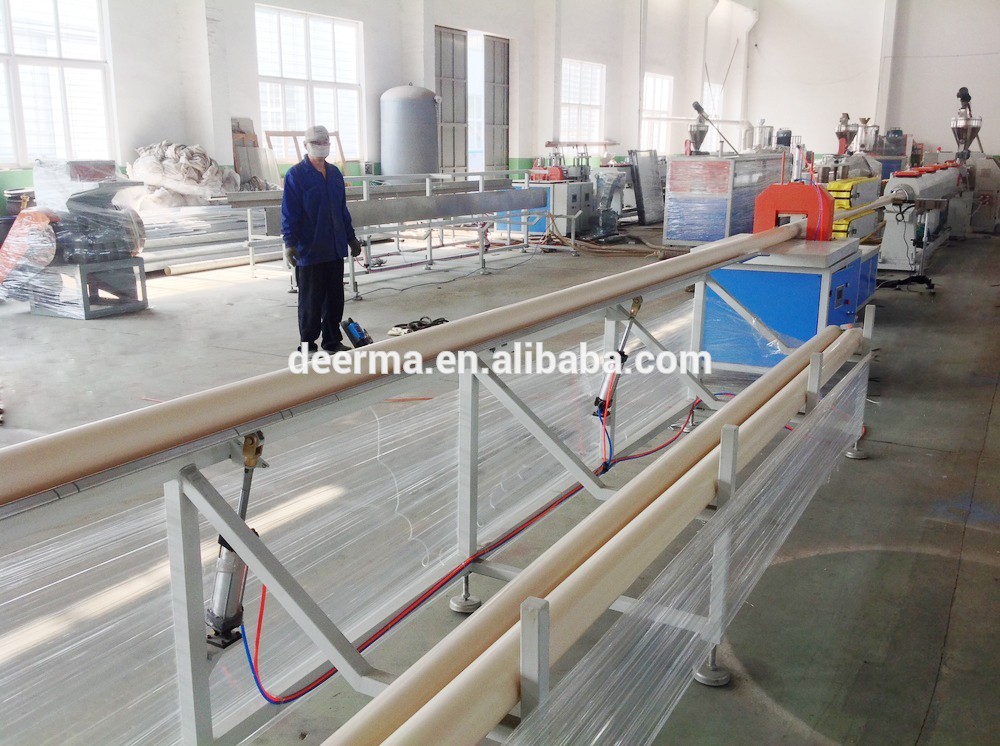 SIEMENS Contactor and PVC Extruder SJSZ65 The Perfect Combination for Drain Pipe Production
