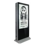 Indoor Double Side Kiosk Digital Signage Lcd Screen 55'' For Shopping Mall