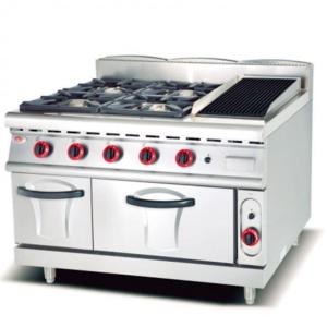 China Natural Gas Commercial Bakery Oven , 4 Burner Lava Rock Grill wholesale