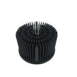 LED Round Extruded Aluminum Heatsink , Round Heat Sink Extrusion Machined Metal