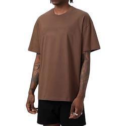 China Prime Quality Custom Logo Heavy Weight Thick Cotton T-Shirts 280GSM 100% Cotton White T-Shirt for Men wholesale