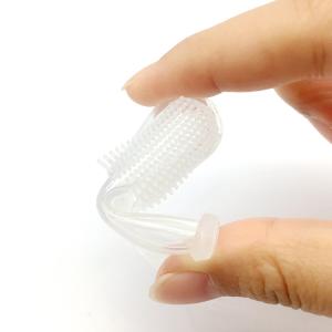 China Food Silicone Baby Products Toothbrush Silk - Screen Printing Logo With Case Set wholesale