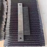 Industrial Aluminum Alloy Base Nylon Bristles Plate For Cleaning And Derusting