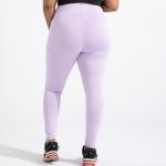 Womens Athletic Soft Purple Plus Size Yoga Pants Tummy Control High Elastic