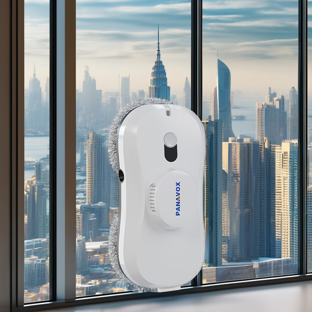 72W German Language Window Robot Cleaner Water Spray Cleaner With Pumped