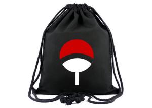China Unisex Cotton Drawstring Bag Backpack For Hiking / Cycling / Running wholesale