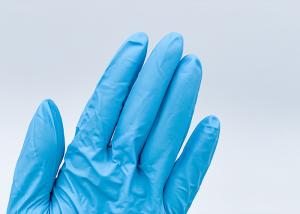 China Hospital Medical Nitrile Disposable Powder Free Glove Safety Gloves wholesale