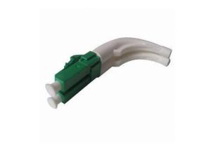 China LC Duplex 3.0mm Fiber Optic Connector with 45degree Bent Boot wholesale