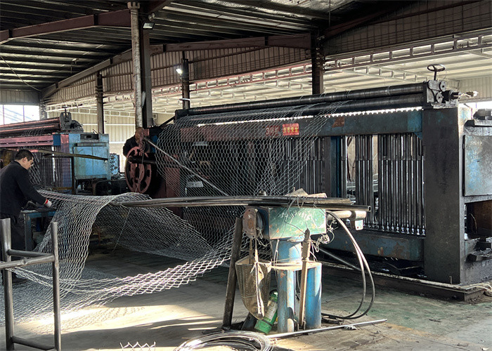 Gabion Caged Wire Mesh with Flexible Sizes and Galvanized or PVC Coated Finish