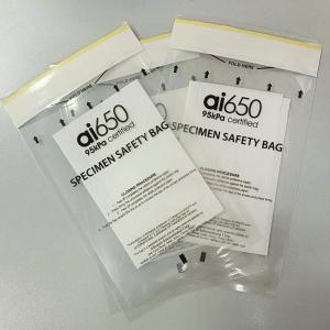 China 6x9.5&quot; 95kPa Biohazard Waste Disposal Bags Sample Protection wholesale