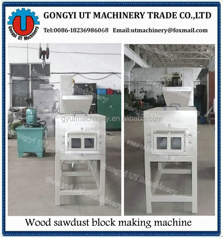 Waste Sawdust Recycling Wood Feet Block Hot Press Machine with 550-700 kg/m3 Pressure