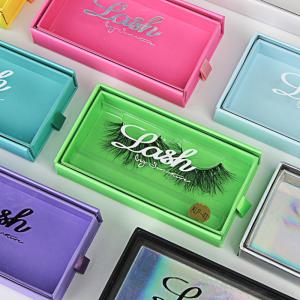China Empty Transparent PVC Drawer Eyelash Box False Eyelash Packaging Box wholesale