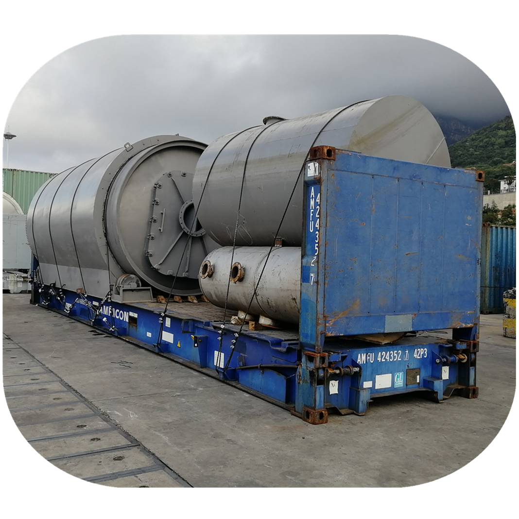 Q245R Boiler Steel Waste Oil Purifier Recycling to Diesel Oil Distillation Machine