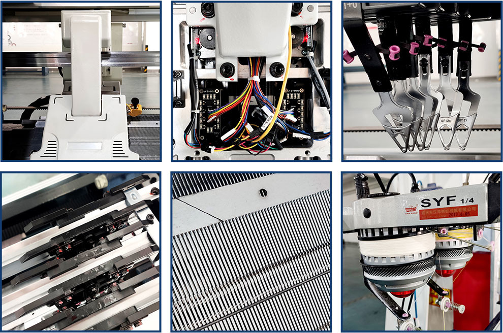 1KW Single System Hat Knitting Machine 60inch 7G Automatic