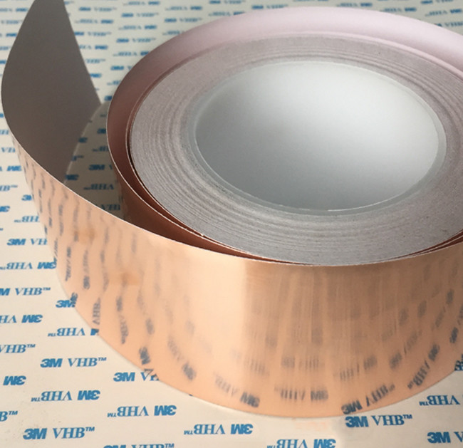 Die Cut High Conductive Single Side Acrylic Glue Pure Copper Foil Tape