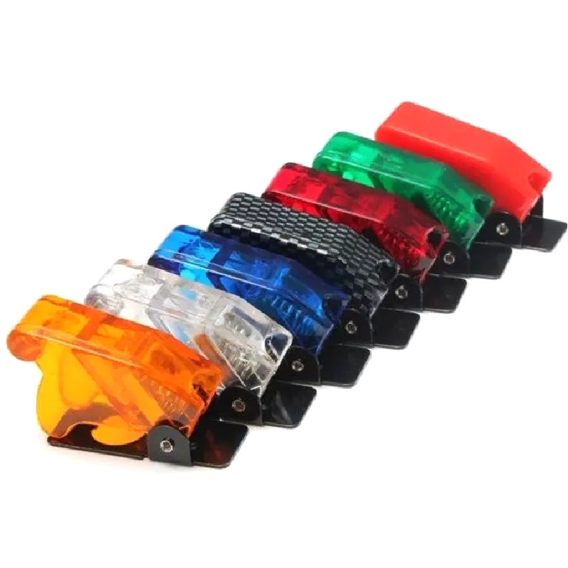 Toggle-Switch-Waterproof-Boot-Plastic-Safety-Flip-Cover-Cap-Multi-colour 12mm toggle switch cover dustproof