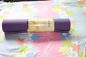 China TPE yoga mat with label /best yoga mat for wholesale wholesale