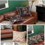 Moroccan Pillowcase Hair Ball Side Pillow Ethnic American Tassel Side Pillowcase