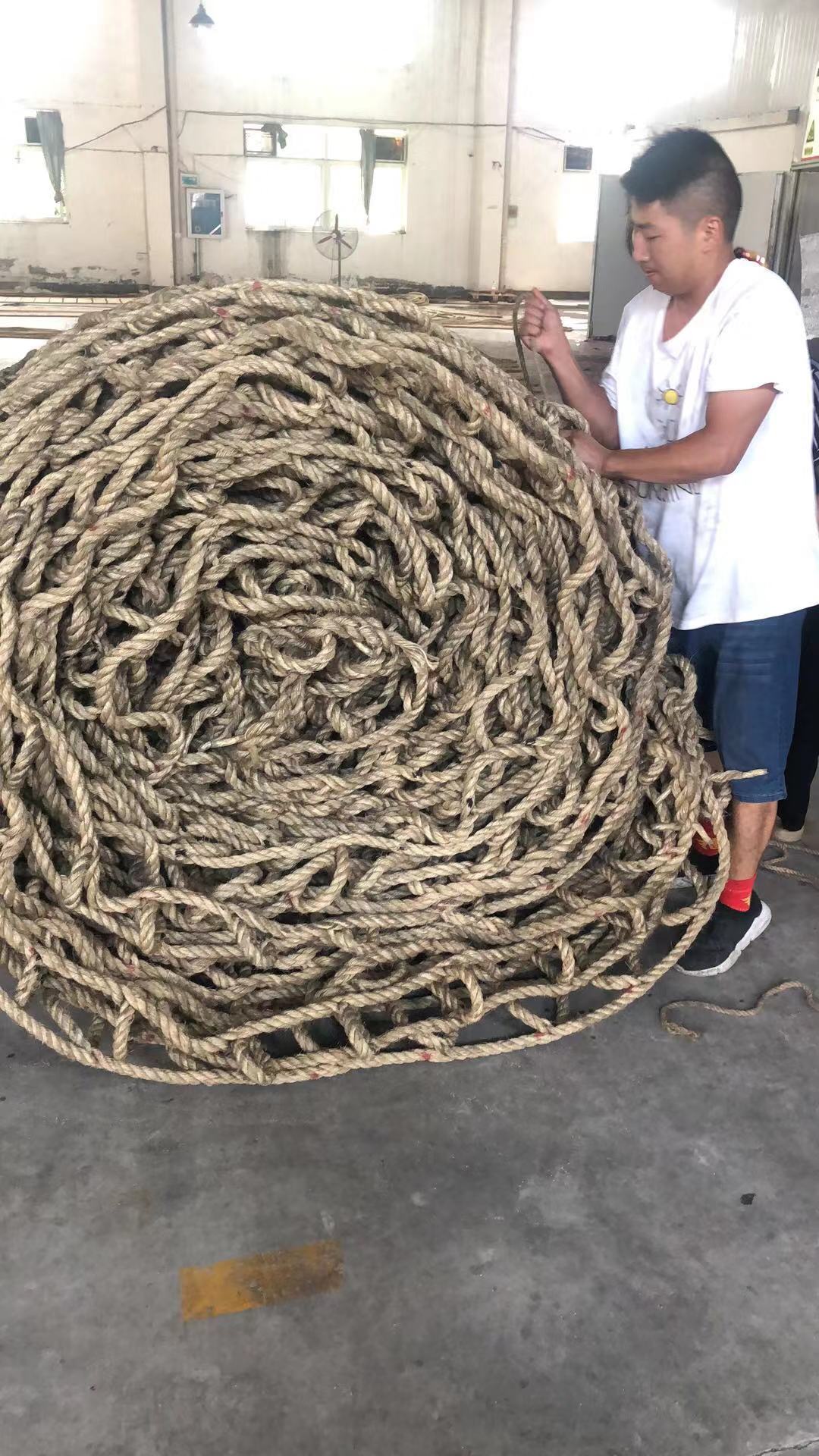 10*10m Helicopter Landing Net Sisal Rope CCS Certified and Heavy-duty Material