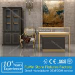 clear logo high quality acrylic jewelry display showcase