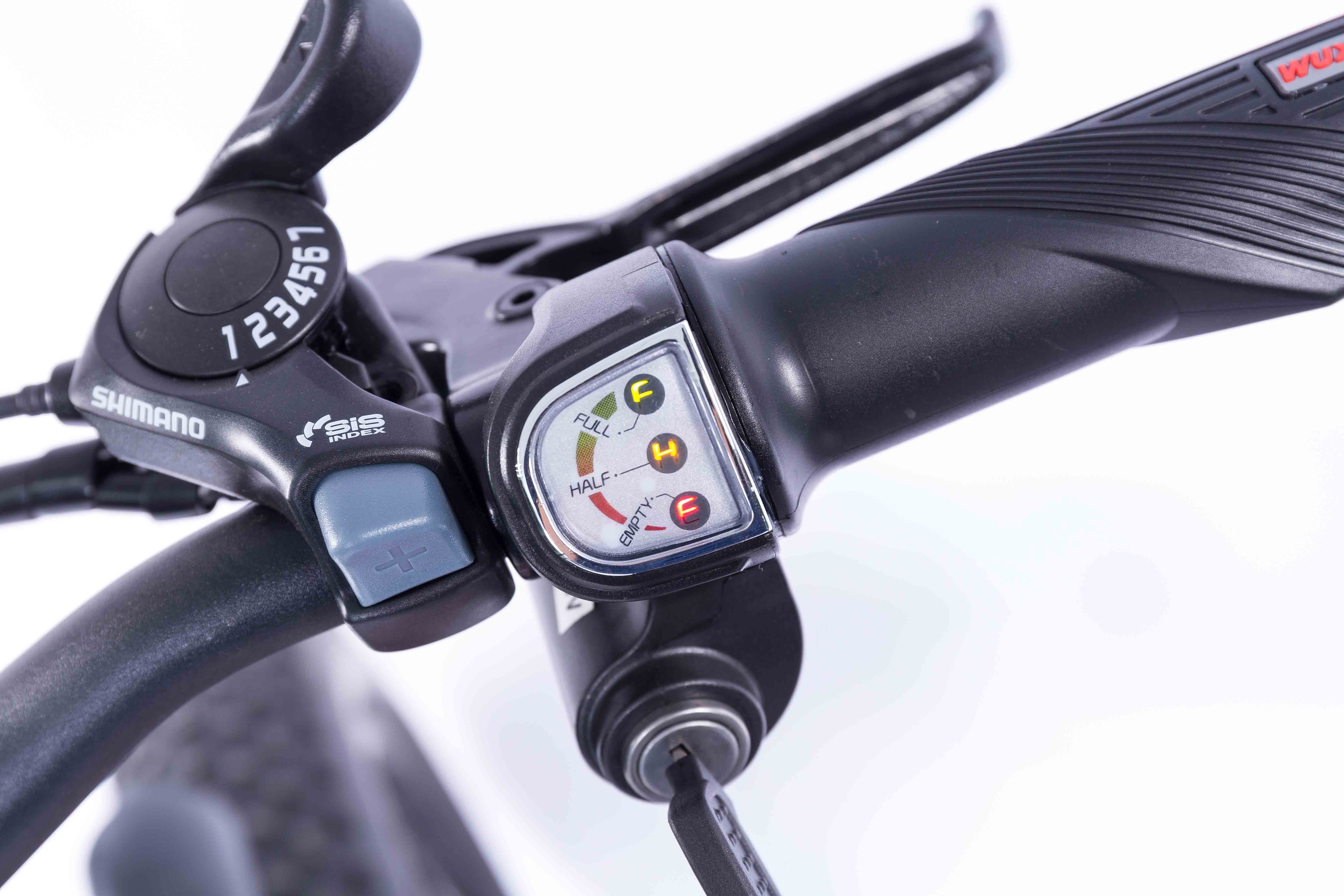 7 Speed Fat Tires Electric Bike 36V 10Ah Removable Lithium Ion Battery 350W Motor