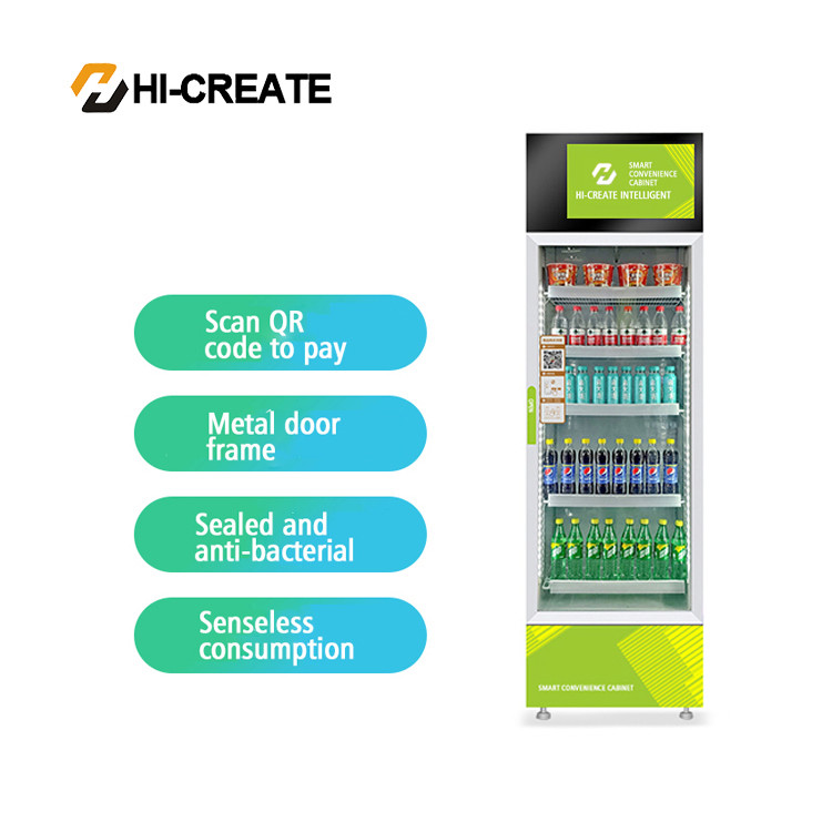 Smart type drink and food vending machine fully automatic coffee vending machine with credit card payment