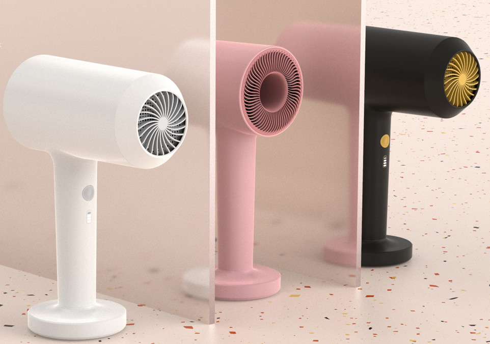 50 M3/H 600W Cordless Rechargeable Hair Dryer For Travelling