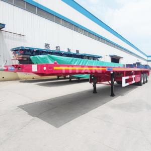 China 40 Foot Flat Bed Trailers for Sale Near Me wholesale