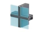 6000 Series T3-T8 Aluminium Curtain Wall Profile Durable High Strength