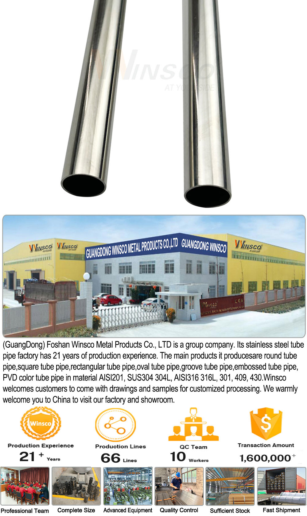 15.9mm Inox Metal Pipe TP 201 304 316 Satin Mirror Surface 0.4mm-1.5mm Wall Thick 5/8'' Stainless Steel Round Tube