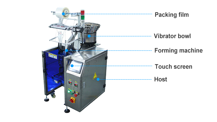 Automatic Bagging Pouch Packing Machine Candied Seal Count Pack Packaging Machine Price