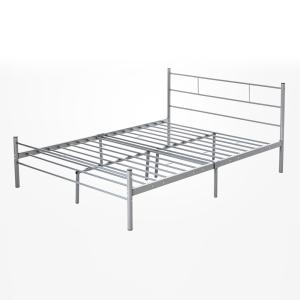 China 15.5kg Metal Double Bed 1490*300*110 Mm Optional Colour With Headboard wholesale