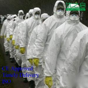 China Breathable Polypropylene Disposable Coveralls , Full Body Disposable Coverall Suit wholesale