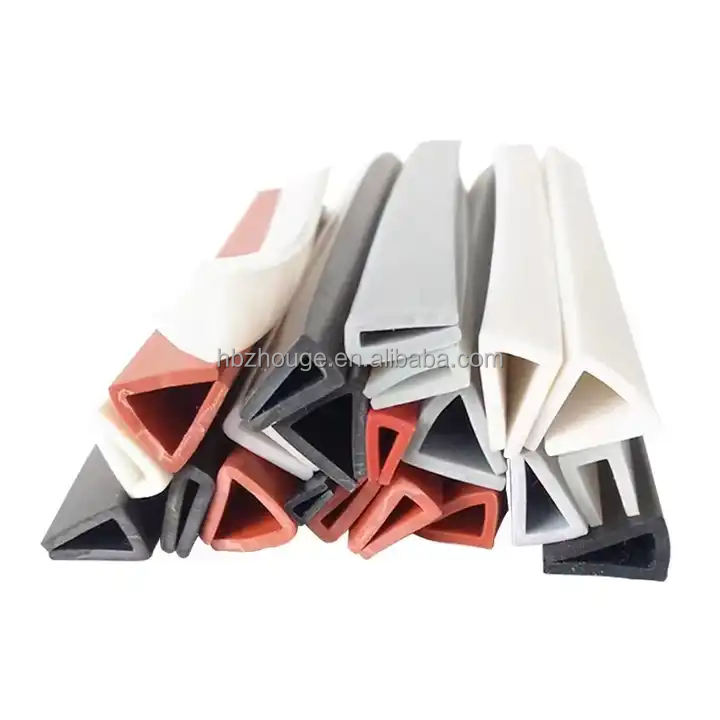 Refrigerator U Shape Rubber Sealing Strip for Sheet Metal Hardness 65±5/Customizable