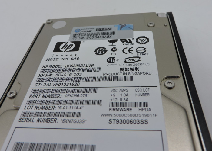 492620-B21 HP Hard Disk 493083-001 300GB SAS 2.5 Inch 1 Year Warranty