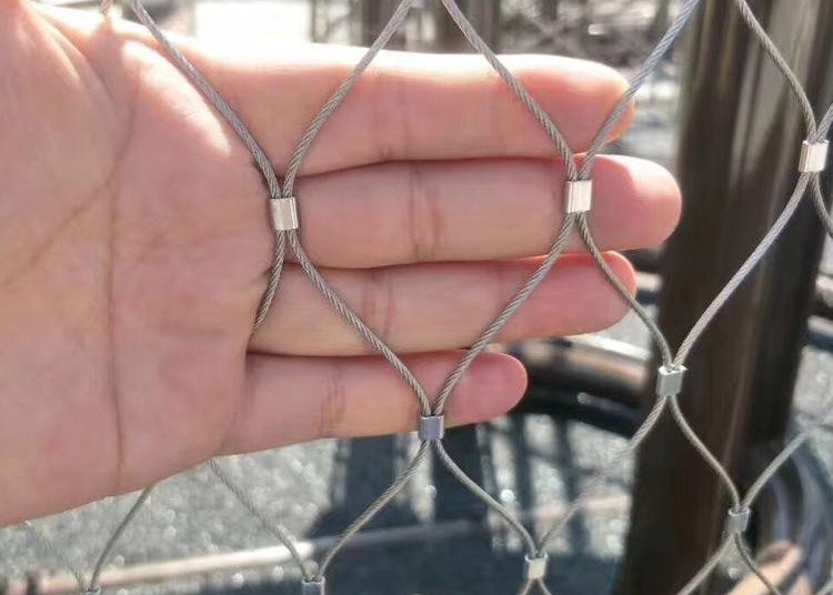 Stainless Steel Cable Net SS316 High Strength Stainless Steel Wire Rope Mesh