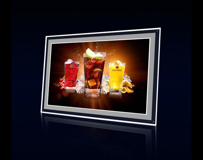 Table Standing 220V Square Movie Poster Light Box Backlit Slim Led Poster Frame