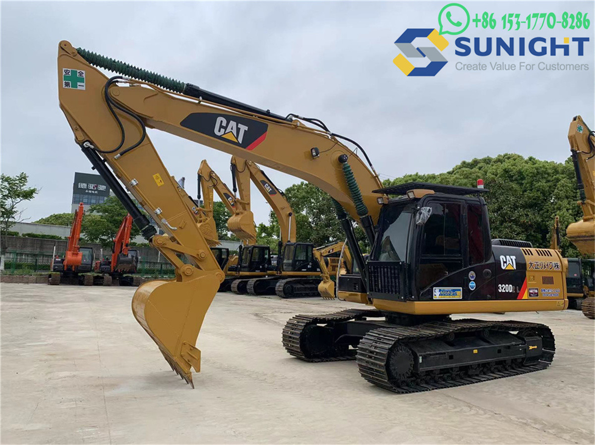 Good Performance 20ton Medium Sized Crawler Machine For Cat Excavator 320d2 Original Excavator Used Cat 320d2