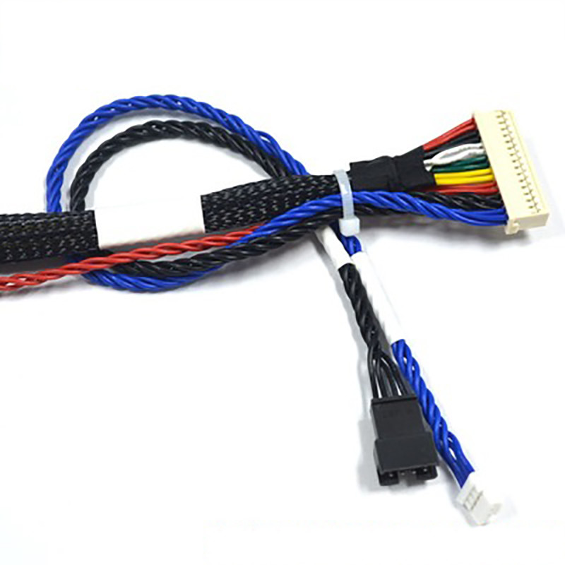 Industrial Shielded 30cm Wire Harness Cable Assembly Anti Sway