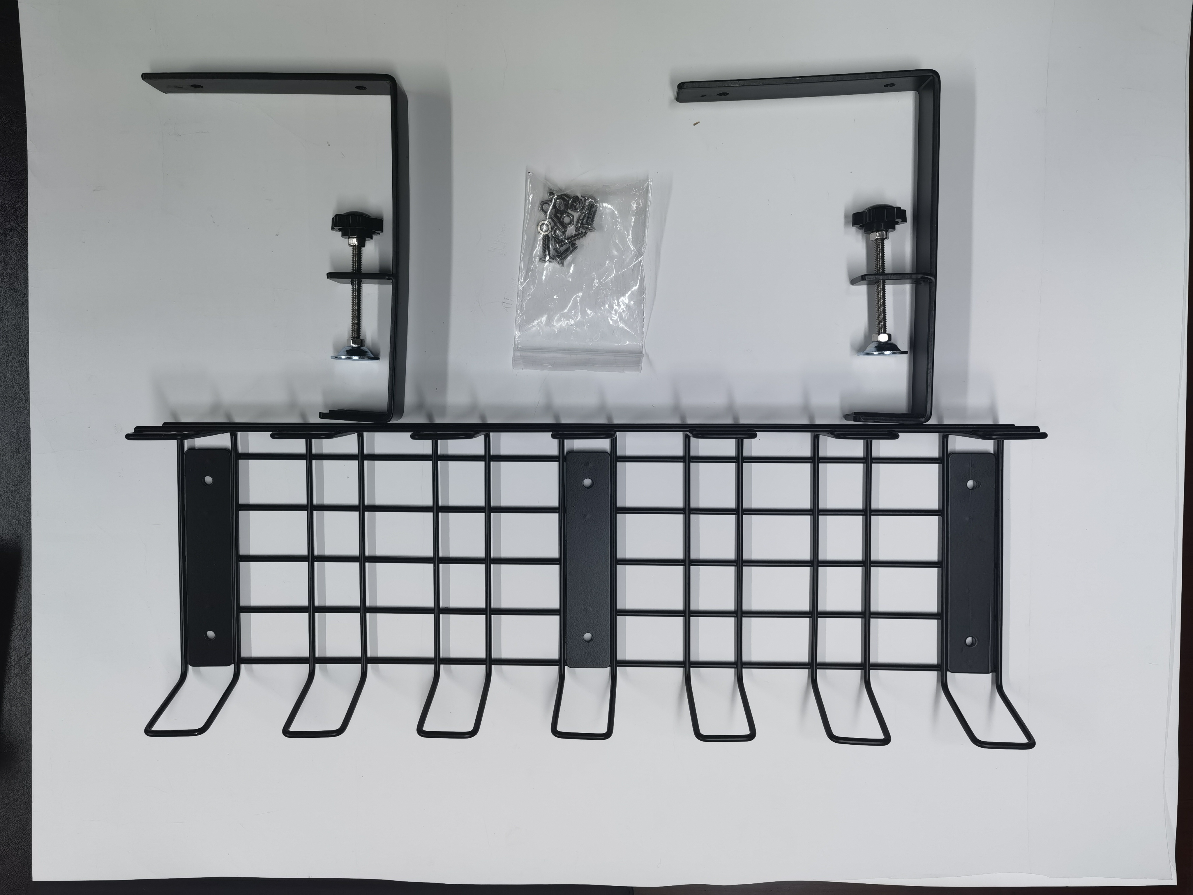 Aluminum Cable Duct for Desk/Table/Workplace Large Slideable Under Desk Cord Organizer