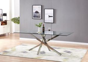 China 50kgs high end glass dining table wholesale