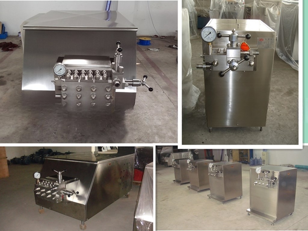 11KW 1500L/H High Pressure Homogenizer Machine for Milk in 220V/380V/440V/480V