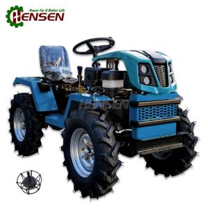 China 18HP Gasoline Powered Tractor Disc Brake Mini Traktor 4x4 Single Cylinder wholesale