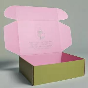 China Custom Eco-friendly Corrugated Cardboard Shipping Boxes For Flower on sale