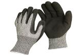 Sandy Nitrile Coated Premium Defense Cut Resistant Gloves For Construction